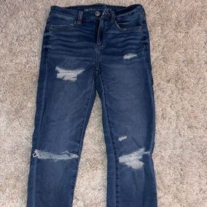 AE ripped skinny jeans